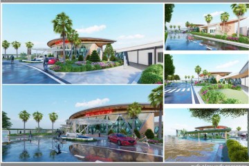Construction progress updated in October 2022 – Sao Mai Resort Project, Tho Lam Commune - Tho Xuan District - Thanh Hoa Province