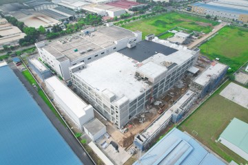 Construction progress updated in November 2022 – Expansion project of Meiko Quang Minh manufacturing and assembling electronic components factory - Phase 1