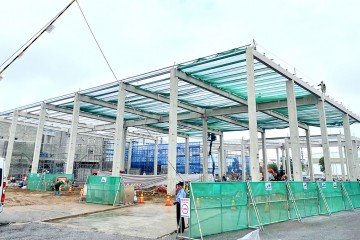 Construction progress updated in November 2022 – Sakata Inx Vietnam Factory Project - Bac Ninh Branch