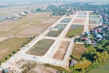  2022年12月の 建設進捗状況の更新– Thanh Hoa省、Dong Son県、Dong Hoang群Hoang Hocの住宅地のインフラプロジェクト