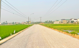 Construction progress updated in April 2023 - Project of renovating and upgrading rescue road in Truong Xuan commune to left dike of Chu River, Tho Xuan district, Thanh Hoa province