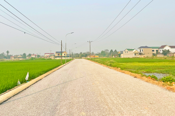 Construction progress updated in April 2023 - Project of renovating and upgrading rescue road in Truong Xuan commune to left dike of Chu River, Tho Xuan district, Thanh Hoa province