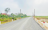 Construction progress updated in April 2023 – Road project from Xuan Hung commune connecting with road from Tho Xuan town to Lam Son – Sao Vang urban area, Tho Xuan district