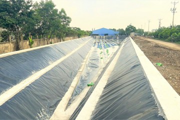 Cập nhật tiến độ thi công dự án tháng 05/2023 – Hạng mục phát sinh “Hồ điều hòa chứa nước sau xử lý” và hạng mục nhà phụ trợ thuộc “ Dự án Nhà máy dệt và may trang phục Ramatex Nam Định - giai đoạn 1” 
