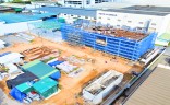 Construction progress updated in May 2023 - TOYO INK COMPOUNDS Vietnam Factory Project Phase 3