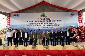 Groundbreaking ceremony of Heritage Food Vietnam Factory Project