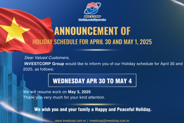 Announcement of Holiday schedule for Apr 30 and May 1, 2025