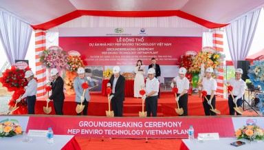 Groundbreaking Ceremony for the Construction of MEP Enviro Technology Vietnam Plant