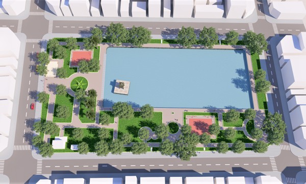 Thanh Hoa市、Ba Dinh区のThanh Quang公園（ランプ工場史跡）改修プロジェクト