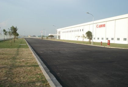 Canon 电子越南有限责任公司工厂建设项目