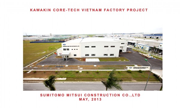 Construction Project of Kawakin Core-Tech Vietnam Factory