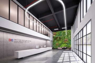 Dự án Nhà văn phòng Crystal Martin (Việt Nam) do INVESTCORP thi công được đăng tải trên nhiều trang web uy tín quốc tế về kiến trúc