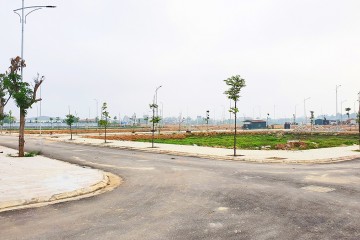 2022年4月の建設進捗状況-Thanh Hoa省、Dong Son県、Dong Khe群、Dong Nam新住宅地のインフラプロジェクト