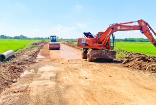 2022年8月の建設進捗－Tho Xuan町からLam Son -Sao Vang都市までの道路プロジェクト