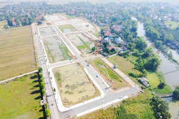 Construction progress update in October 2022 – Typical Residential Area Infrastructure Project in Hoang Hoc Village, Dong Hoang Commune, Dong Son District, Thanh Hoa Province