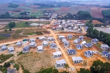 Construction progress updated in December 2022 – Sao Mai Lam Son - Sao Vang New Urban Area Project, Xuan Thang Commune, Tho Xuan District, Thanh Hoa Province