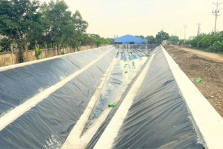 Cập nhật tiến độ thi công dự án tháng 05/2023 – Hạng mục phát sinh “Hồ điều hòa chứa nước sau xử lý” và hạng mục nhà phụ trợ thuộc dự án: “Nhà máy dệt và may trang phục Ramatex Nam Định - giai đoạn 1” 