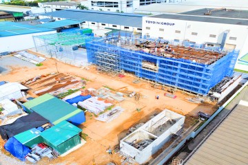 Construction progress updated in May 2023 - TOYO INK COMPOUNDS Vietnam Factory Project Phase 3