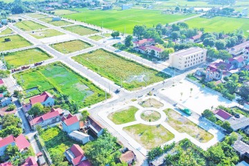 Construction progress updated in July 2023 – Typical Residential Area Infrastructure Project in Hoang Hoc Village, Dong Hoang Commune, Dong Son District, Thanh Hoa Province