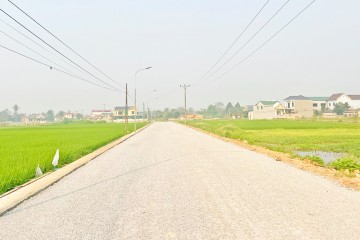 Construction progress updated in July 2023 - Project of renovating and upgrading rescue road in Truong Xuan commune to left dike of Chu River, Tho Xuan district, Thanh Hoa province