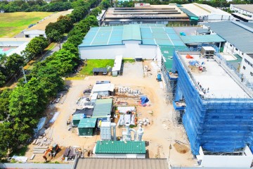 Construction progress updated in July 2023 - TOYO INK COMPOUNDS Vietnam Factory Project Phase 3