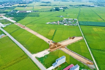 Construction progress updated in September 2023 – Technical infrastructure project of residential area in Xuan Hoa - Tho Hai commune, Tho Xuan district, Thanh Hoa province 