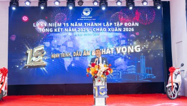 Lễ kỷ niệm 15 năm thành lập Tập đoàn - Tổng kết năm 2025 - Chào xuân 2026