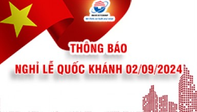 Tập đoàn INVESTCORP thông báo Lịch nghỉ lễ Quốc khánh 02/09/2024