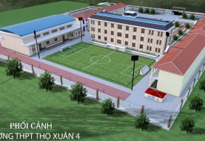 Tho Xuan ４高校の体育館プロジェクト－Tho Xuan県
