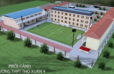 Tho Xuan ４高校の体育館プロジェクト－Tho Xuan県